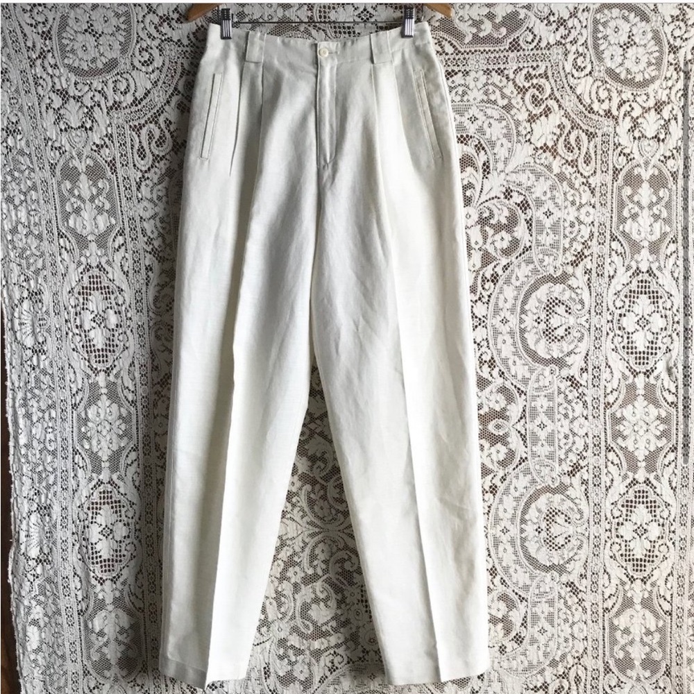 Timeless Elegance: Vintage 1940s Style High-Waist Pleated Pants
